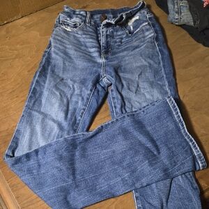 Blue Women's Denim Jeans - Classic Straight Fit